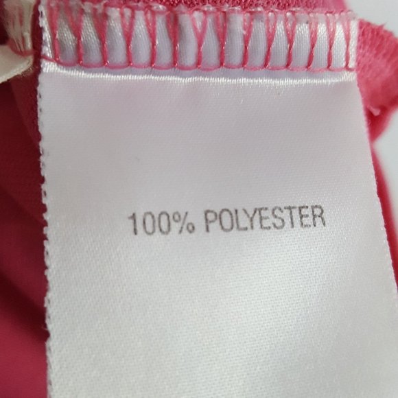 Adidas Men's Climalite Golf Shirt XXL Pink Short Sleeve Collar - Picture 8 of 10